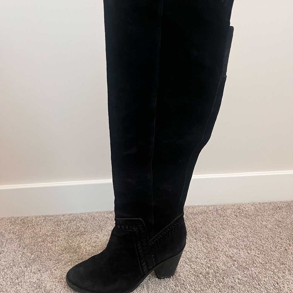 Vince Camuto Black Over the Knee Boots